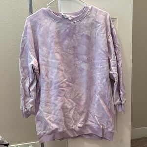 Princess Polly Lavender Tie-Dye Sweatshirt
